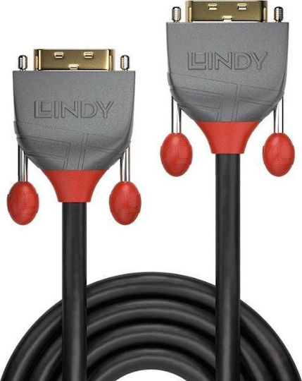 Lindy Kabel DVI-D-Stecker - DVI-D-Stecker 5m Schwarz (36224)