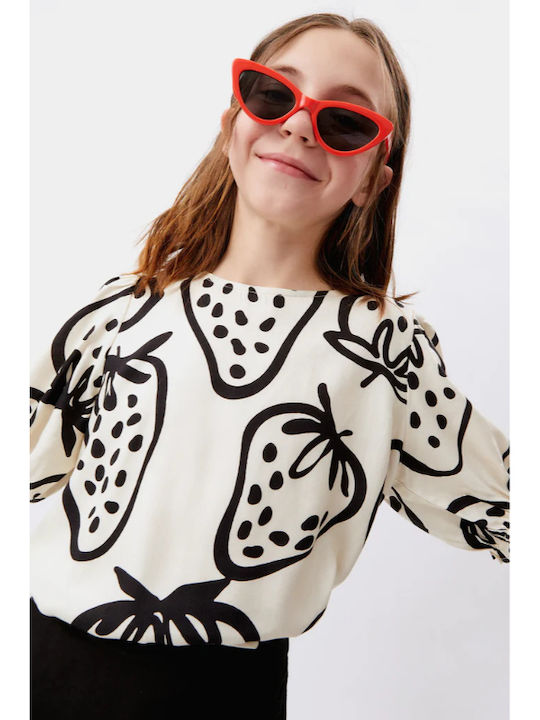 Kids' Shirt Short Sleeve Ecru
