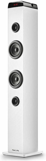 NGS Sky Charm Αυτοενισχυόμενο Ηχείο με Bluetooth 50W (Τεμάχιο) Λευκό