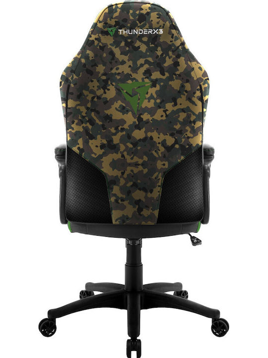Thunder X3 BC1 Υφασμάτινη Καρέκλα Gaming Camo Green