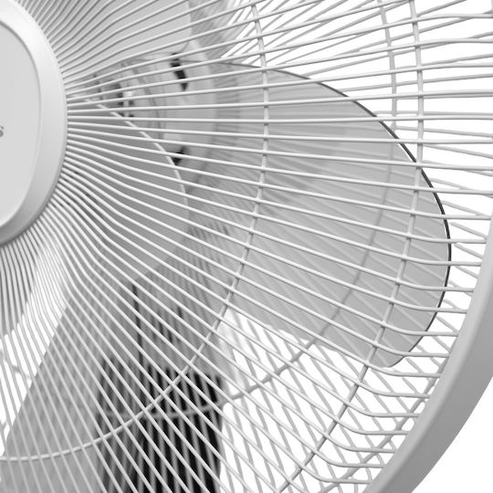 Morris Pedestal Fan 28W 41cm Diameter with Remote Control White