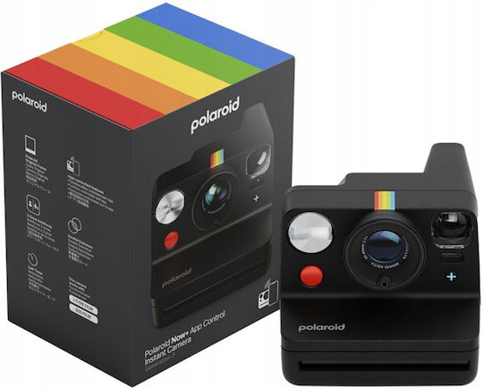 Polaroid Now+ Gen 3 Instant Φωτογραφική Μηχανή Black