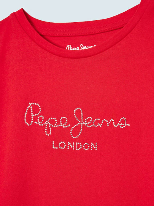 Kinder-T-Shirt Rot NURIA