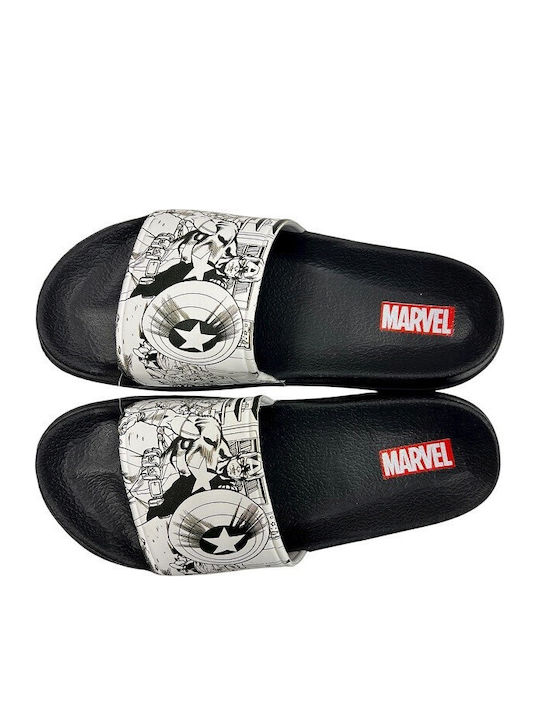 Marvel Dc Avengers Ανδρικά Slides Μαύρα