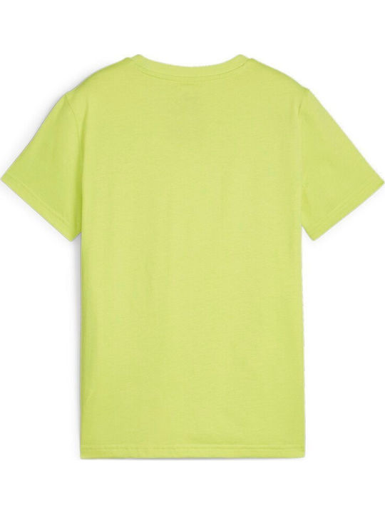 PUMA Kids' T-shirt Yellow POWER GRAPHIC