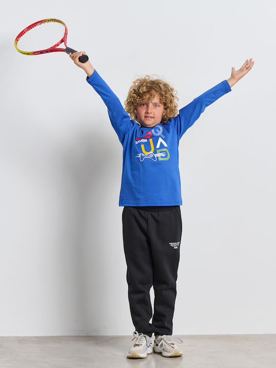 Kids' Shirt Long Sleeve Blue Prudence