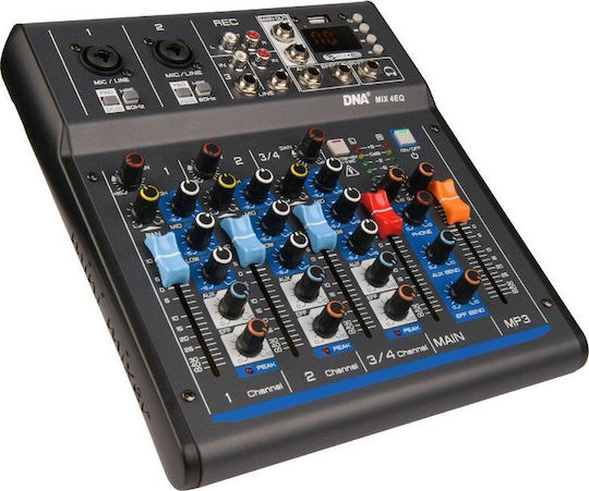DNA MIX 4 EQ Αναλογικός Μίκτης 4 Καναλιών & Bluetooth