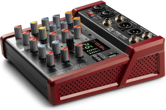 Power Dynamics PDM-Y401 SOCON466 Analog Console 4 Channels with Phantom Power & 2 XLR Inputs & Bluetooth