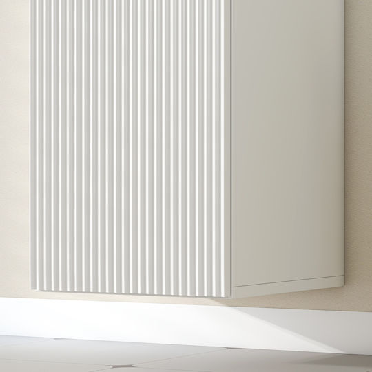 HomCom Floor Bathroom Column Cabinet L30xD31.5xH160cm White