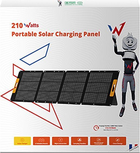 Wonder Wonder WS210 MC4 Foldable Solar Panel Charger 210W for Portable Devices