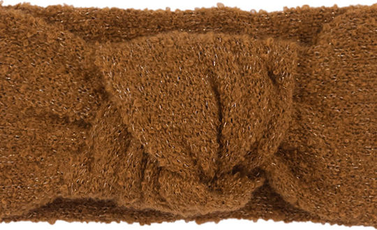 Γυναικείο Headband Πλεκτό σε Καφέ χρώμα