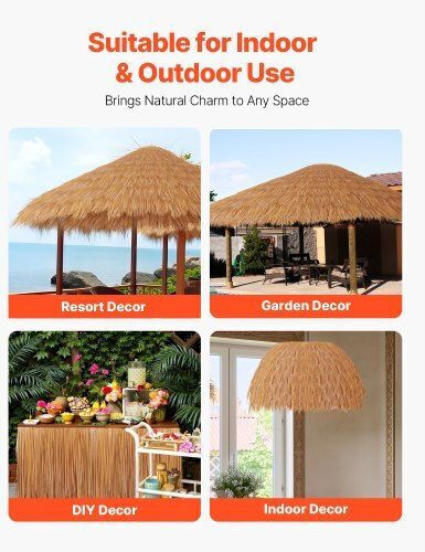 Vevor Изкуствена панелна листва 9.99м x 39.624см