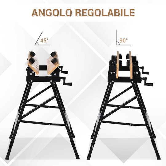 HomCom Bancă Rezistență 150kg 1buc B71-041