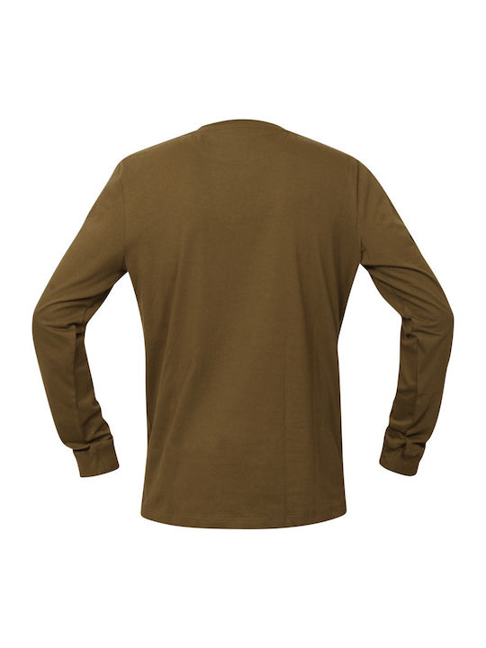 Dunstan River Herrenblusen Langarm Olive