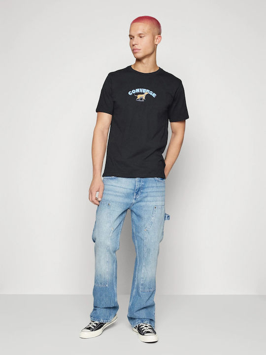T-shirt Μαύρο
