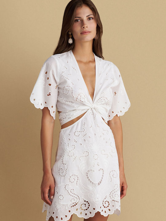 Mini Abendkleid White