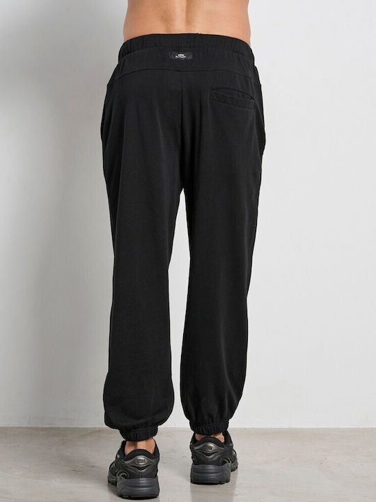 Sweatpants with Elastic Black