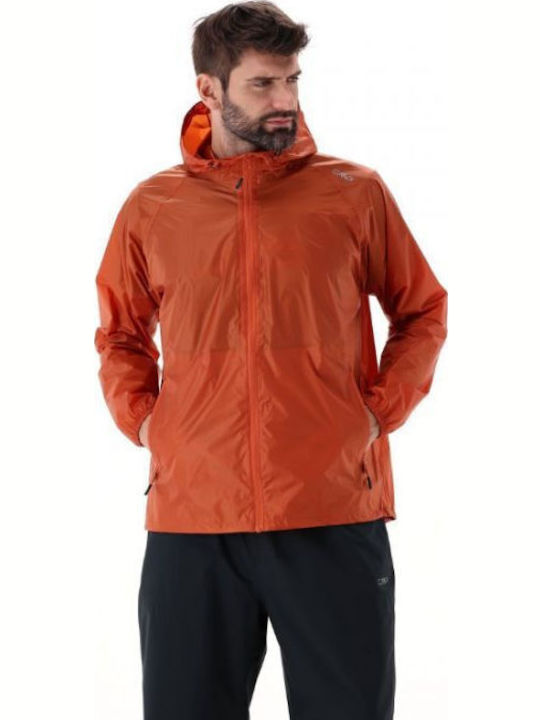 Herren Jacken Wasserdicht und Winddicht Orange