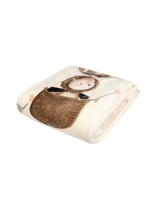 Greenwich Polo Club Κουβέρτα Βελουτέ 8860 Taupe 220x160εκ.