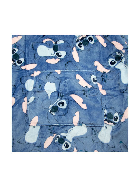 Disney Blanket Fleece Lilo & Stitch Blue 75x60cm