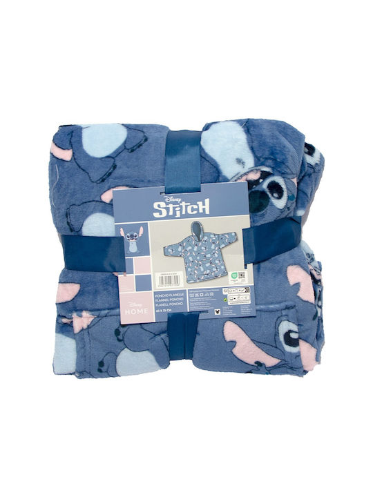 Disney Blanket Fleece Lilo & Stitch Blue 75x60cm