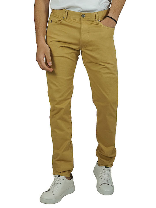 Παντελόνι Chino Ελαστικό σε Slim Εφαρμογή Μπεζ