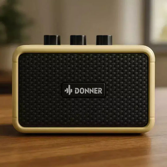 Donner Set Chitară Electrică Stratocaster Albă cu Husă