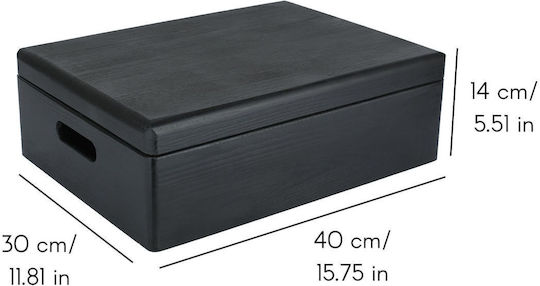Creative Διακοσμητικό Κουτί Ξύλινο 40x30x14cm