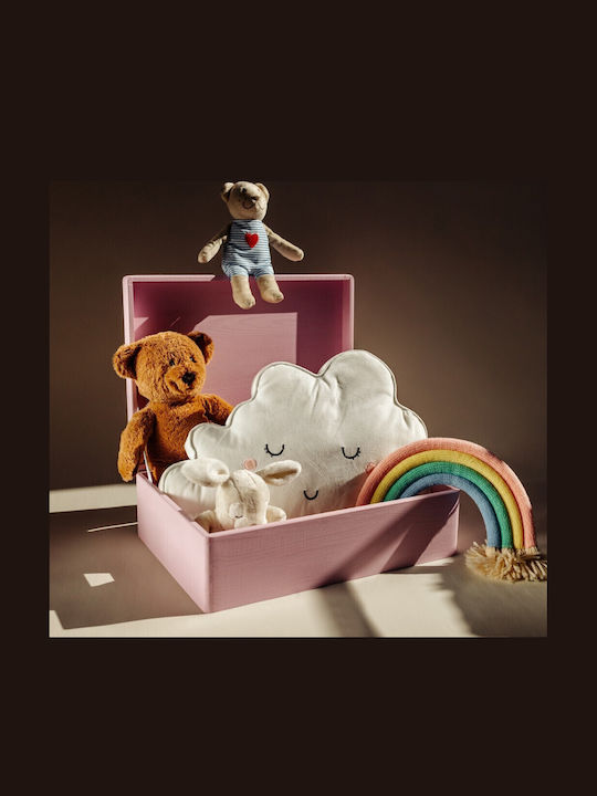 Cutie de Depozitare Mare din Lemn Creative Deco XL Roz cu Capac 40 X 30 X 14 Cm + 1 Cm Fără Mânere Cufăr Decorativ Perfect pentru Documente Amintiri Jucării Unelte