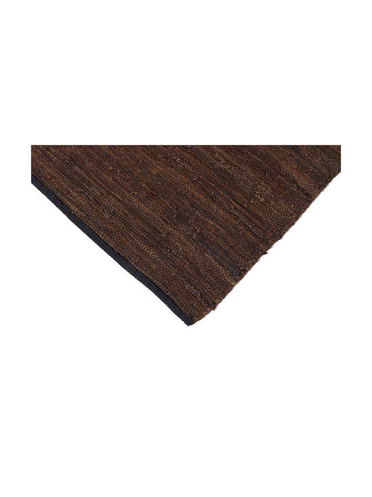 Tapicap Kelim Shaggy Χαλί Ορθογώνιο Brown 130x190cm