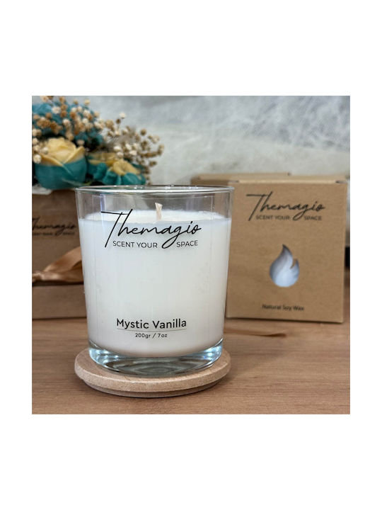 Themagio Lumânare Aromatică din Soia în Borcan cu Miros de Vanilie Mistică 250gr