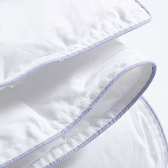 Nef-Nef Homeware Πάπλωμα Μονό με Γέμιση Microfiber 160x220εκ. Microfiber Λευκό 350 GSM 8 togs