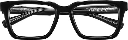 Padova Premium Schwarze Blaulichtblockierende Brille