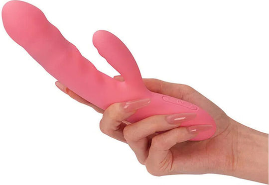 Svakom Vibrator Kaninchen mit Fernbedienung mit Schubfunktion 18.6cm Rosa