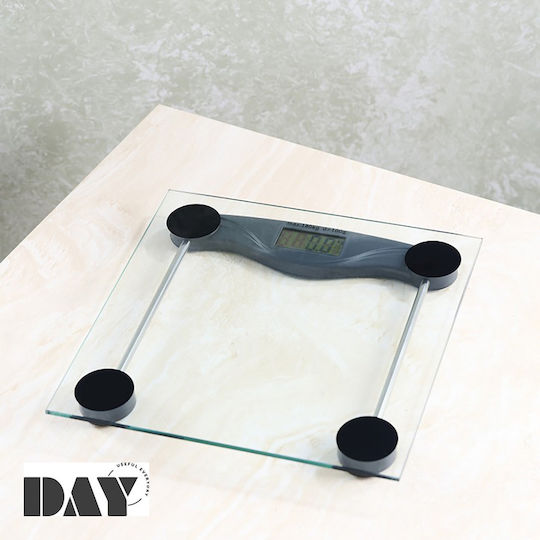 DAY Digitale Badezimmerwaage 180kg Transparente