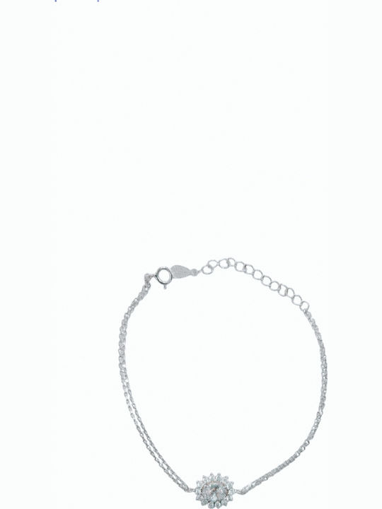Damentäuber Armband Aus Silber Mit Zirkon Silver 925