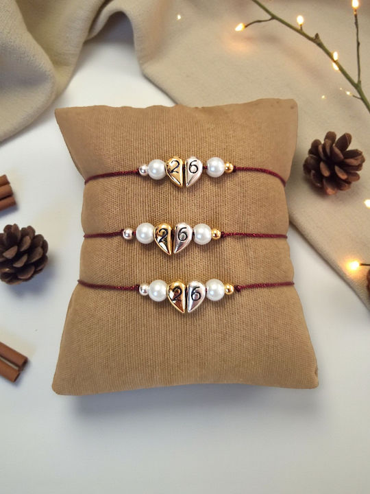 The Art of Beading Women's Bracelet Lucky Charm made of Cord