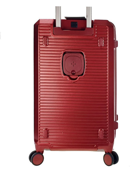 Forecast Großer Reisekoffer Weichschalen Red mit 4 Räder Höhe 75cm C879-28-Red