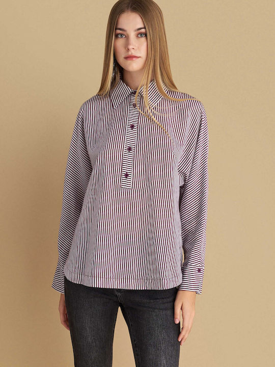 Tunic Striped Red