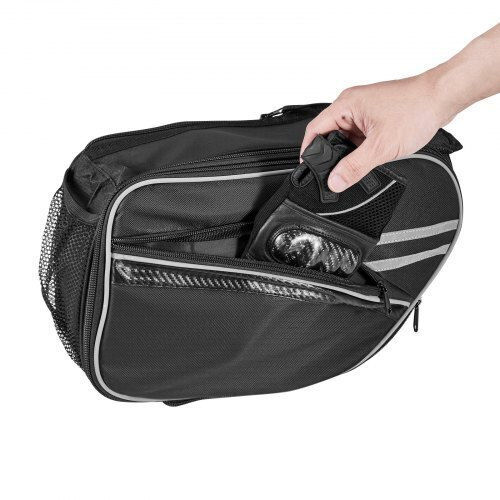 Vevor Motorcycle Saddle Side Bag 30lt in Black Colour