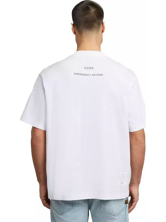 G-Star Raw Archive Print Boxy R T-Shirt Weiß G-Star Raw Archive Print Boxy R T-Shirt Weiß