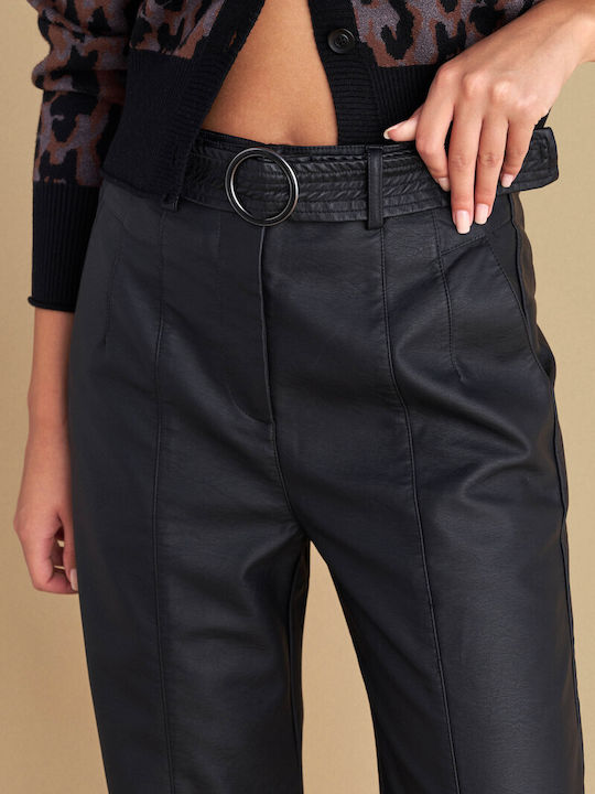Damen Stoff Hose Black