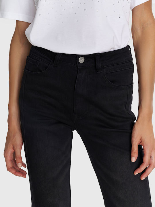 Blugi de damă Evazați Black