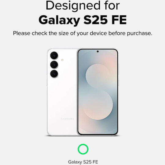 Ringke Fusion Back Cover Plastic/Silicon Cu Curea Transparent (Galaxy S25 FE)