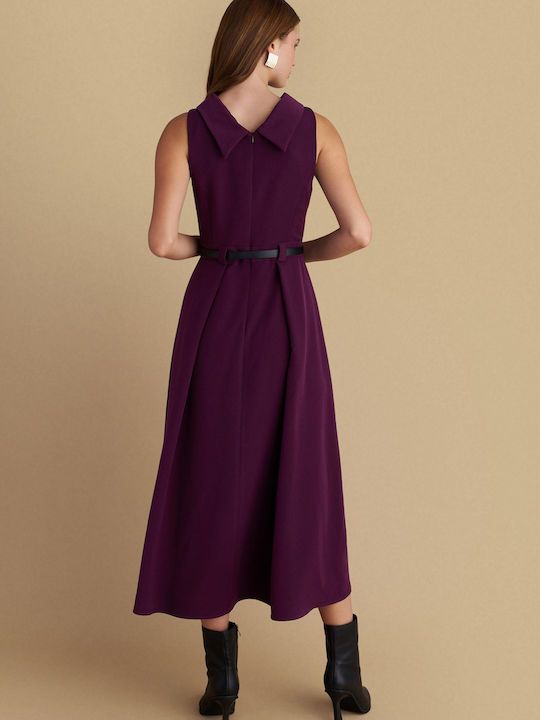 Midi Kleid Purple