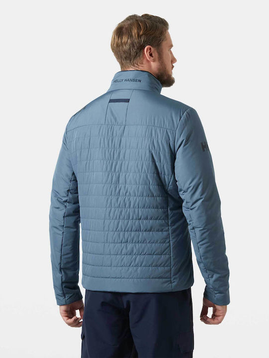 Μπουφάν Puffer Αδιάβροχο και Αντιανεμικό Blue