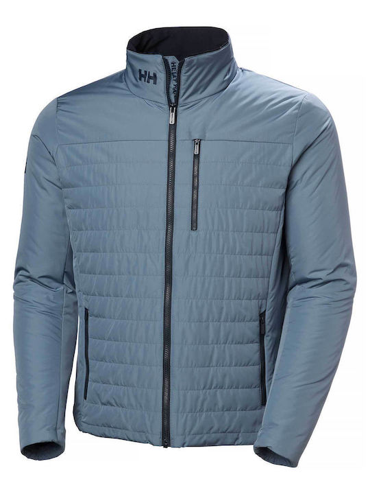 Μπουφάν Puffer Αδιάβροχο και Αντιανεμικό Blue