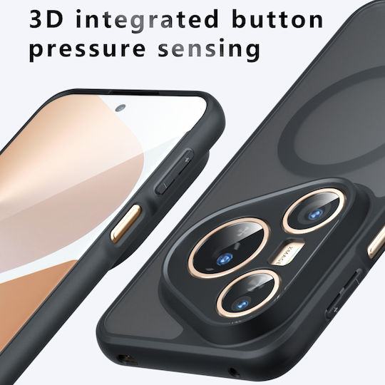 Techsuit Purefrost Back Cover Silicone Black (Huawei Pura 80 Pro, Huawei Pura 80 Ultra)