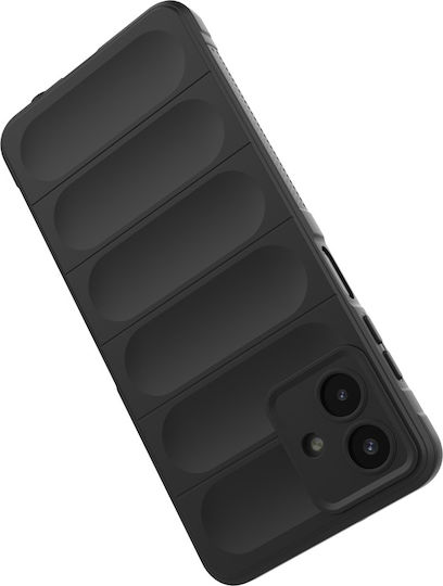 Techsuit Umschlag Rückseite Silikon Schwarz (Samsung Galaxy A07 4G - Techsuit)