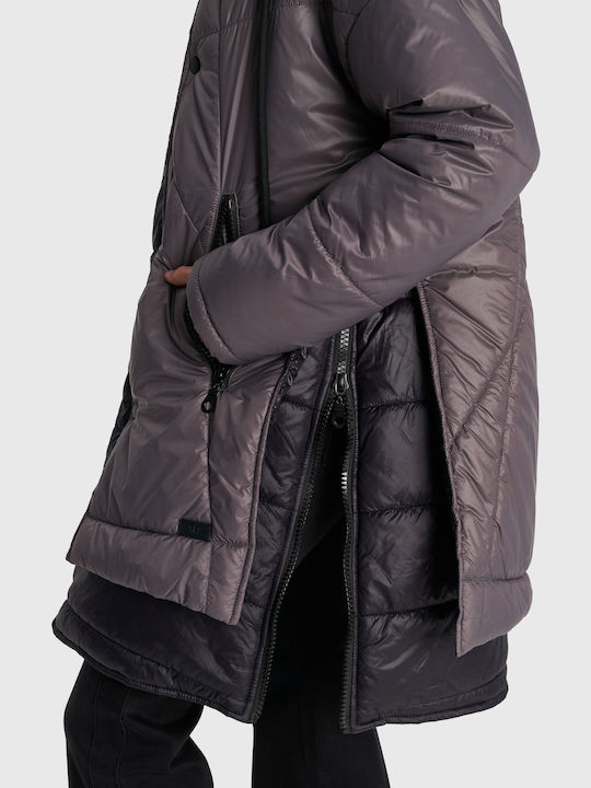 Women's Lifestyle Jacket for Winter Gray